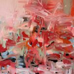 "just because beautiful colors can be ugly doesn't mean they aren't beautiful", 2024, oil on canvas, 160x120cm
