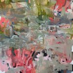 "even a landscape has inhibitions", 2024, oil on canvas, 160x120cm