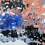 "the peculiarity of abandoned places is their abandonment. now everyone is make a pilgirmage there.", 2024, oil on canvas, 200x145cm