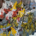 "the unsolvable problem is deleted", 2024, oil on canvas, 200x145cm