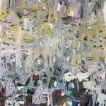 "in the sights of your own point of view", 2024, oil on canvas, 200x145cm