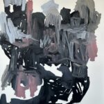 "at night it gets light again", 2024, oil on canvas, 200x145cm