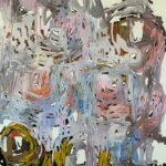 "independence is returning to the dependance", 2024, oil on canvas, 200x145cm