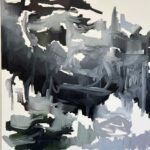 "mirror of the unattainable", 2024, oil on canvas, 200x145cm