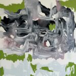 "the present is absent", 2024, oil on canvas, 200x145cm