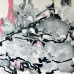 "Black Square", 2025, acrylic on canvas, 150x150cm
