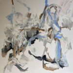"Era in bed", 2025, acrylic on canvas, 200x200cm