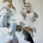 "In a hurry to heaven", 2025, acrylic on canvas, 200x145cm