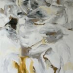 "The step into madness leads home", 2025, acrylic on canvas, 200x145cm