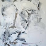 "Reservoir of what remains", 2025, acrylic on canvas, 180x130cm