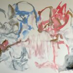 "Trauma Size", 2025, acrylic on canvas, 200x400cm